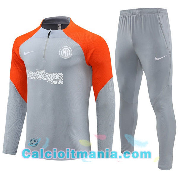 Tuta Allenamento Calcio Inter Milan Grigio Arancione 2024 2025 58.00