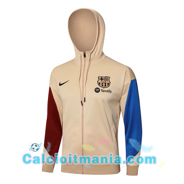 Felpa con cappuccio FC Barcellona Giallo 2024 2025 40.00
